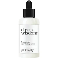 dose of wisdom™ sérum réactivant pour une peau rebondie hydratée et soutenue grace au collagène, enrichi en oxygène, vitamine C acide hyaluronique
