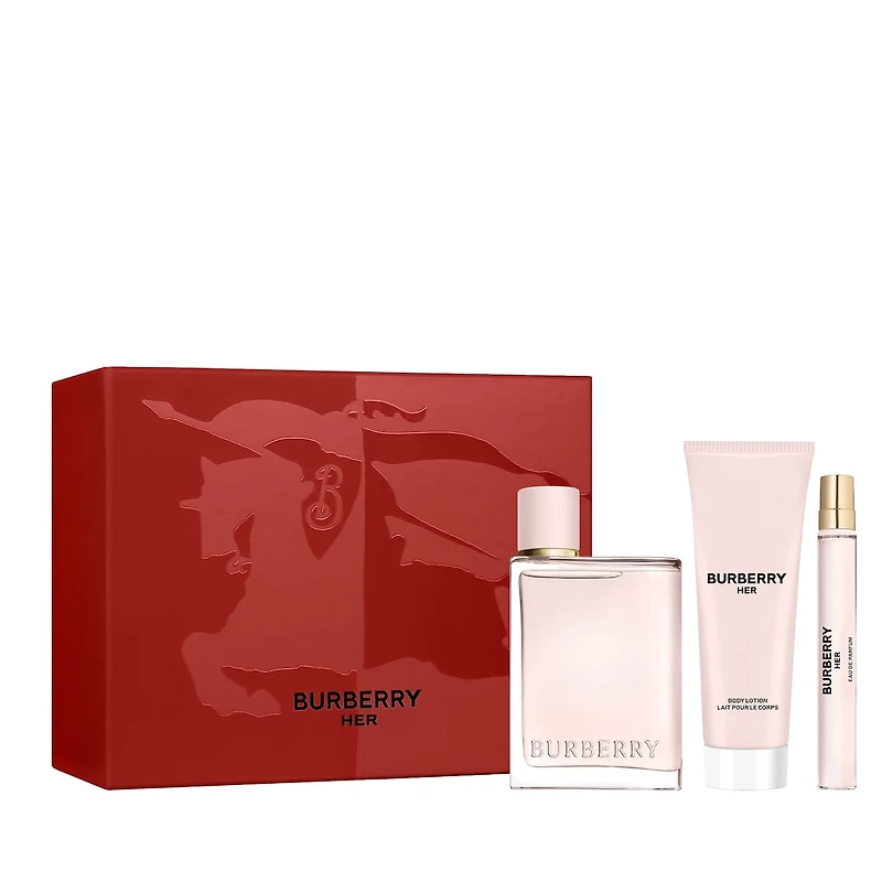 Burberry Her Eau de Parfum and Body Lotion Women’s Trio Gift Set