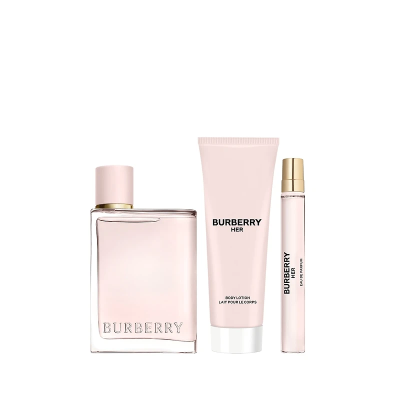 Burberry Her Eau de Parfum and Body Lotion Women’s Trio Gift Set