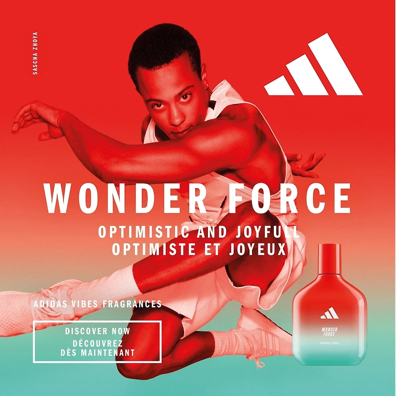 Vibes Wonder Force Eau de Parfum, Notes of Rhubarb, Rose & White Musk, Unisex Fragrance, Long Lasting, Sporty Fragrance