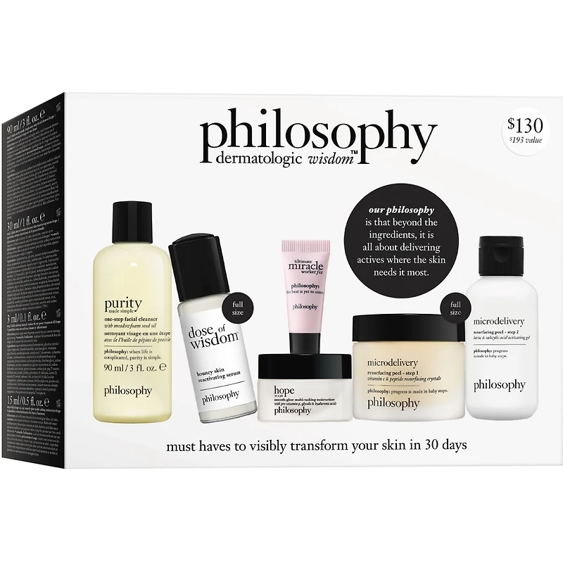 Coffret de soins pour la peau emblématiques pour transformer votre peau