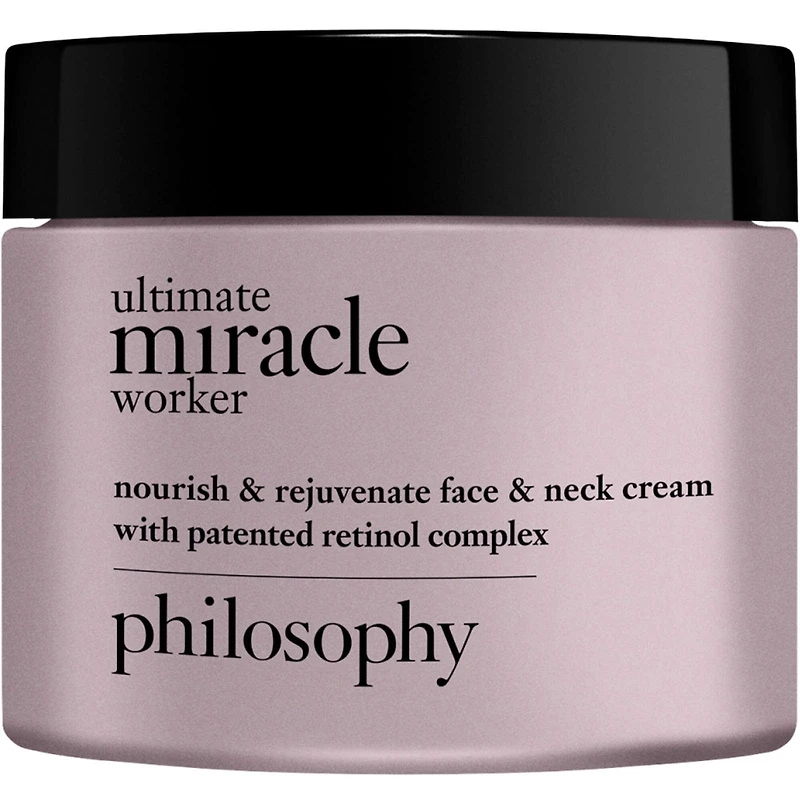 ultimate miracle worker crème nourrissante et rajeunissante pour le visage et le cou