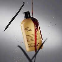 shampoing, gel douche et bain moussant vanilla birthday cake pour femme, nettoie, revitalise, adoucit la peau & les cheveux