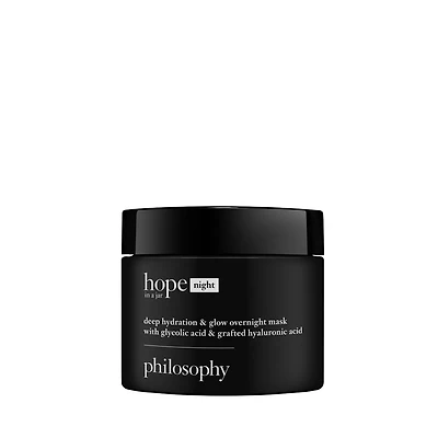 hope in a jar deep hydration & glow overnight mask
