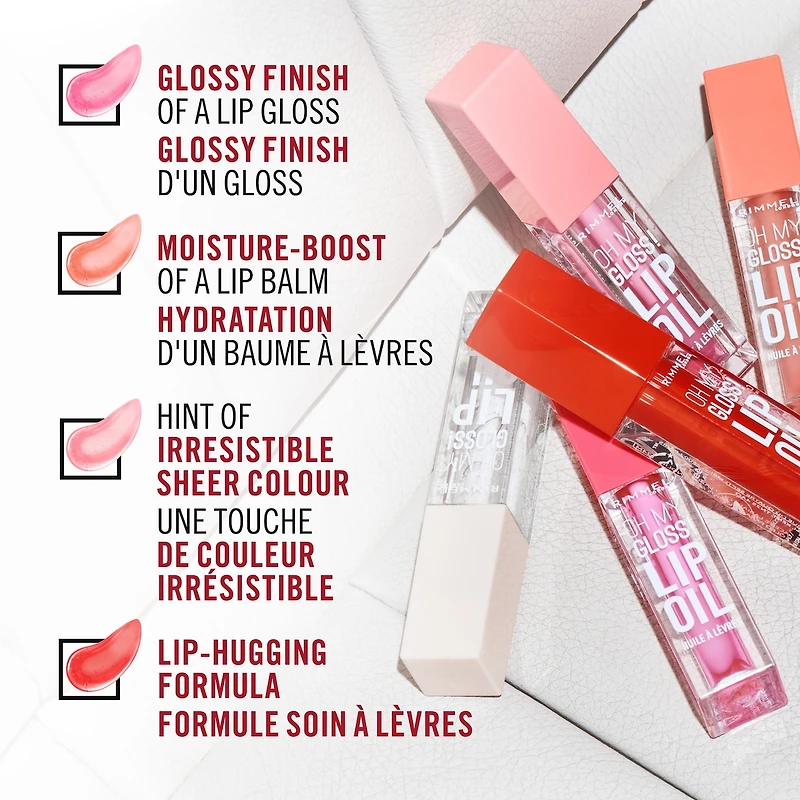 Oh My Gloss!, Lip Oil, Non-Sticky, Moisture Boost, Hydrating and Comforting, Easy to Apply, Vegan Formula