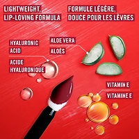 Thrill Seeker Lip Latex, Liquid Lipstick, Lipgloss, Colour, Stain, Smooth Shine, Hydration, Hyaluronic Acid, Vitamin E, Aloe Vera