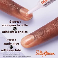 Salon Effects® Perfect Manicure™ press-on nails, longwearing, includes 24 premium fake nail, adhesive tabs and nail glue