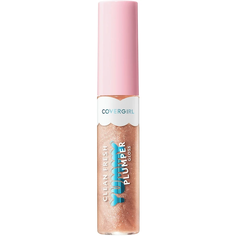 Clean Fresh Yummy Gloss, Plumper Shiny Vegan Formula, Volumizing Lip Plumper, Easy to Apply, Minty Flavor,