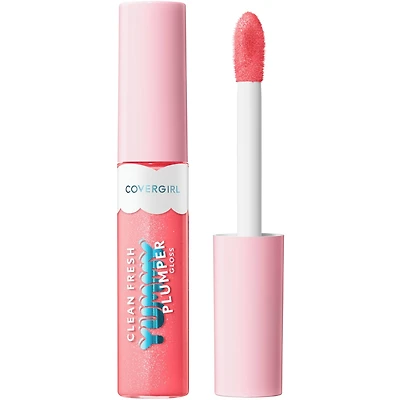 Clean Fresh Yummy Gloss, Brillant repulpant, à lèvres, Végétalien, Repulpant et volumateur, Facile appliquer, Saveur menthe,