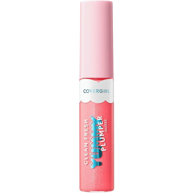 Clean Fresh Yummy Gloss, Brillant repulpant, à lèvres, Végétalien, Repulpant et volumateur, Facile appliquer, Saveur menthe,
