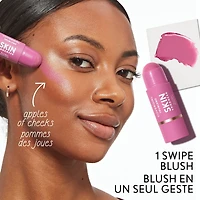 Trublend Skin Enhancer Balm Stick Blush Stick, Vegan Formula, Easy to Use, Glides on Effortlessly, Non-Greasy, Doesn't Crease