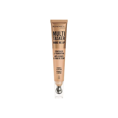 Multi-Tasker Wake Me Up, Concealer & Foundation, Brightens, Corrects, Buildable Coverage, Radiant Finish, Vegan Formula