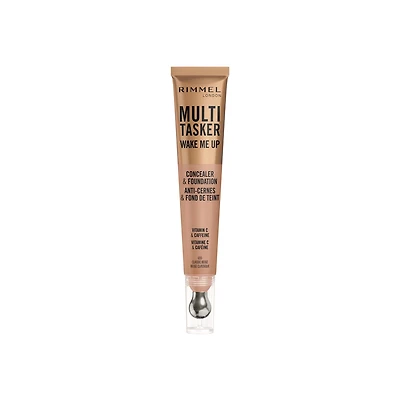 Multi-Tasker Wake Me Up, Concealer & Foundation, Brightens, Corrects, Buildable Coverage, Radiant Finish, Vegan Formula