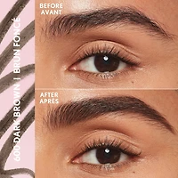 Clean Fresh Brow Crayon à sourcils, Longue tenue, Allure naturelle, Formule végétalienne, Facile appliquer, sourcils avec brosse