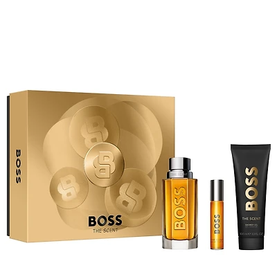BOSS The Scent Eau de Toilette et Gel Douche pour Homme Coffret Trio