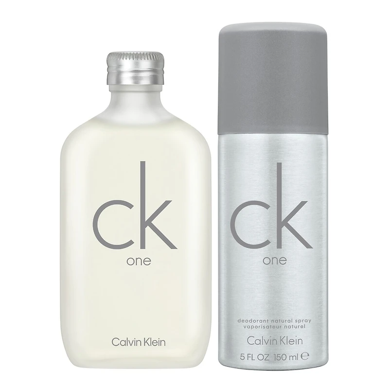Coffret cadeau duo unisexe Eau de Toilette et Déodorant CK One