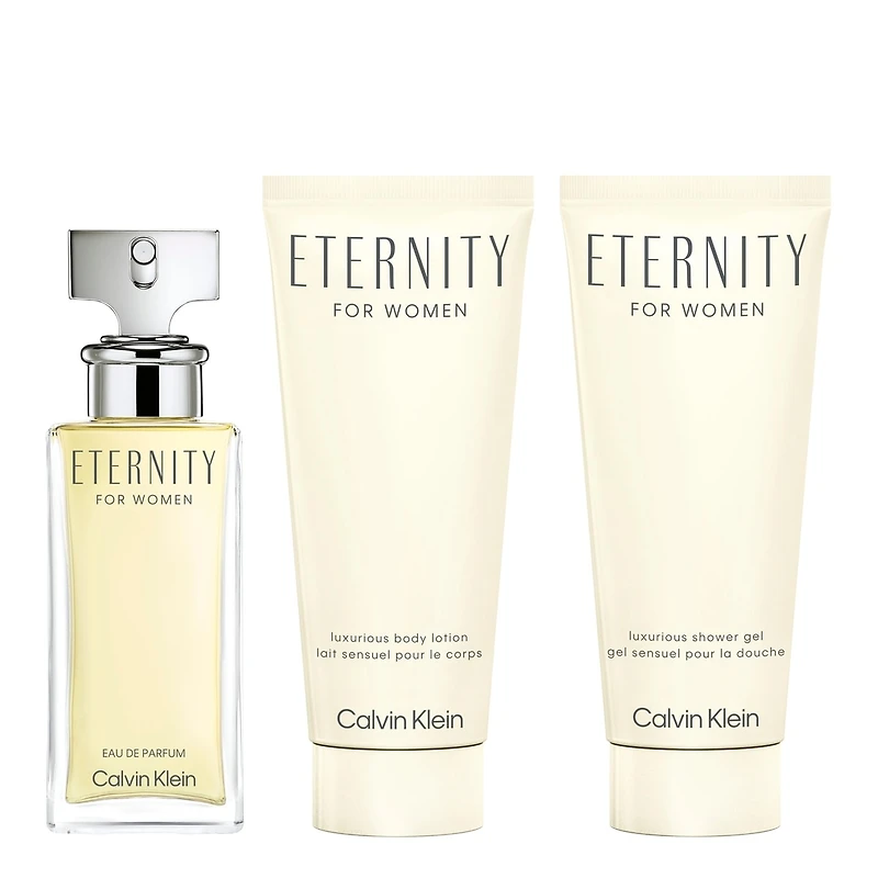 Eternity Eau de Parfum for Women Trio Gift Set