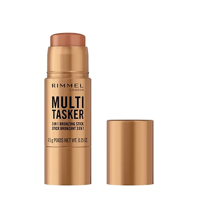 Multi Tasker Bronzing, Sculpting & Contour Stick, All-Day Wear, Dewy Finish, Vegan-Friendly Makeup