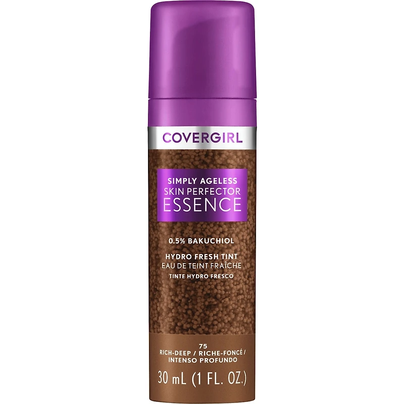 Simply Ageless Liquid Foundation, Lightweight, Skincare Makeup Hybrid, Vegan Formula, Healthy Glow, Foundation for Dry Skin