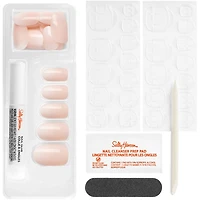 Salon Effects® Perfect Manicure™ press-on nails, longwearing, includes 24 premium fake nail, adhesive tabs and nail glue