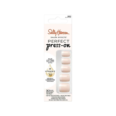 Salon Effects® Perfect Manicure™ press-on nails, longwearing, includes 24 premium fake nail