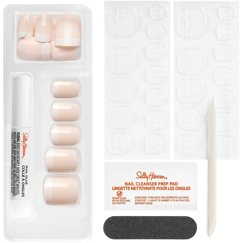 Salon Effects® Perfect Manicure™ press-on nails, longwearing, includes 24 premium fake nail