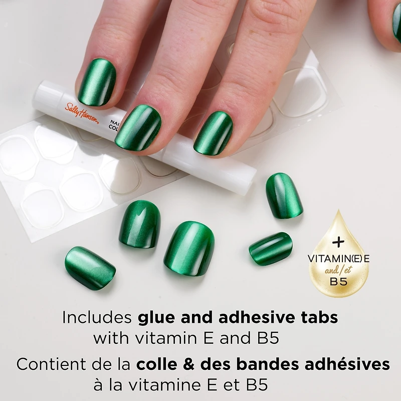 Faux ongles à coller Salon Effects Perfect Press Ons, Manucure sans danger, Faciles appliquer