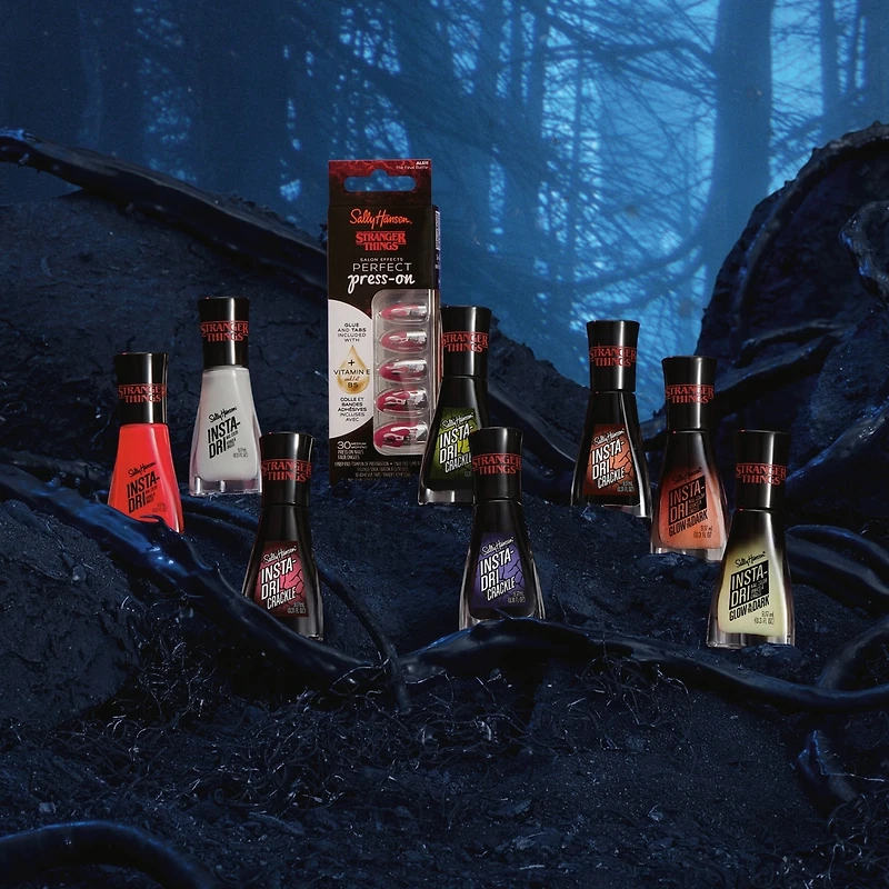 Sally Hansen x Stranger Things, Salon Effects Perfect Press-Ons, The Final Battle