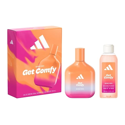 Coffret cadeau Vibes comprenant l'eau de parfum Get Comfy et le gel douche