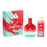 Coffret cadeau Vibes comprenant l'eau de parfum Wonder Force et un gel douche