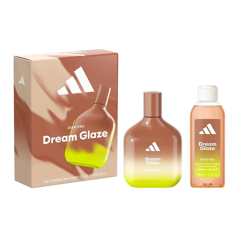 Coffret cadeau Vibes comprenant l'eau de parfum Dream Glaze et un gel douche