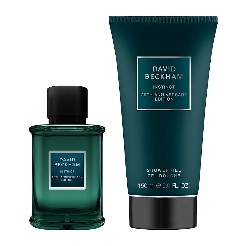 Coffret cadeau pour homme Instinct 20e anniversaire Eau de Parfum & Gel douche, parfum vibrant
