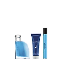 Eau de toilette Blue et gel douche Nautica Blue pour homme, vif, agrumé