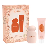 Signature Wildflower Giftset | Eau de Parfum & Shower Gel| Bold, Sophisticated Feminine Fragrance | Peach, Ylang Ylang & Vanilla