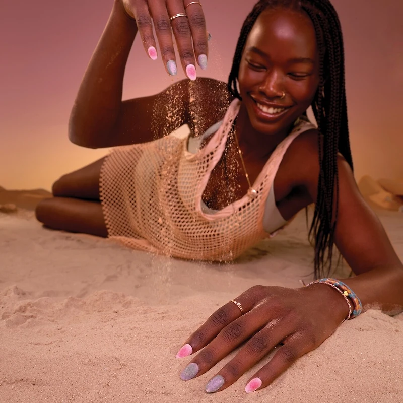 Insta-Dri, Spice Oasis IV, Quick-Dry Nail Polish, Sand-Like Texture