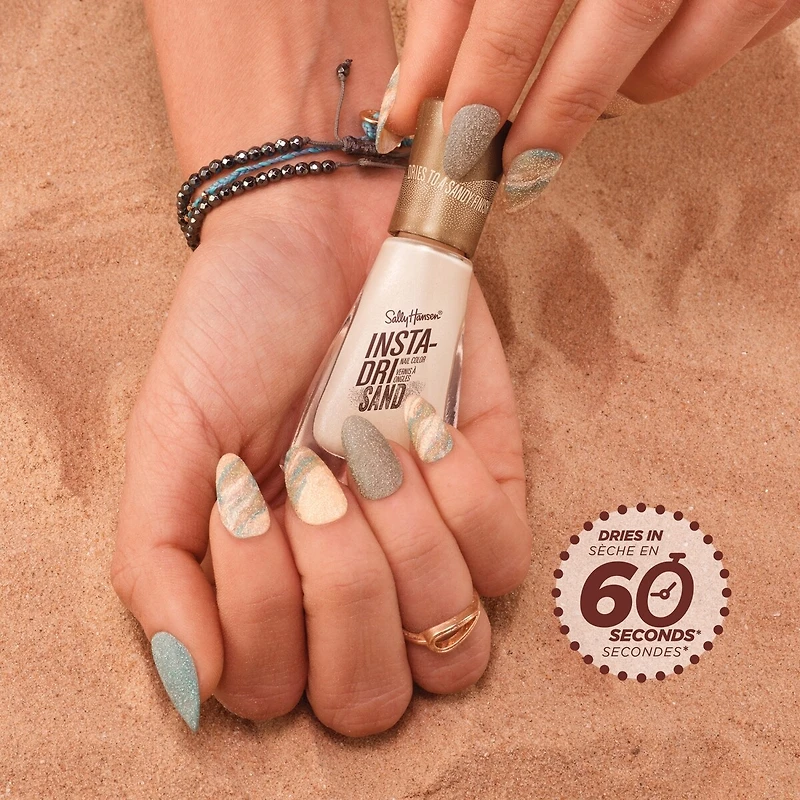 Insta-Dri, Spice Oasis IV, Quick-Dry Nail Polish, Sand-Like Texture