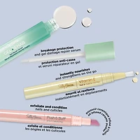 Stylo 2-en-1 Push & Buff, Coupe-cuticules, Stylo à cuticules, Préparation pour manucure