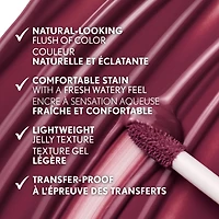 Clean Fresh Jelly Water Tint, 50 Mulberry Melts, rouge à lèvres et blush