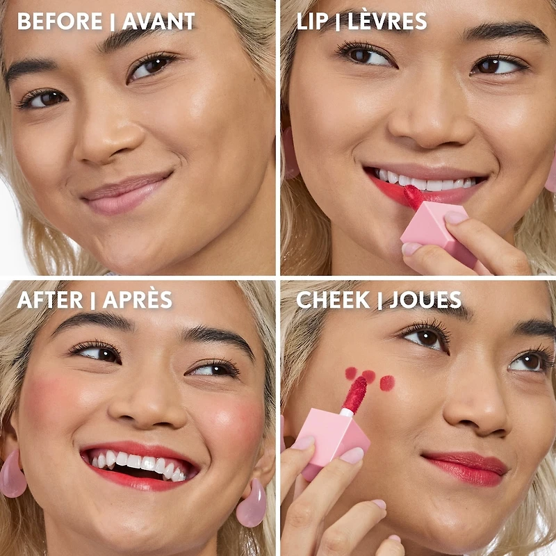 Clean Fresh Jelly Water Tint, 50 Mulberry Melts, rouge à lèvres et blush