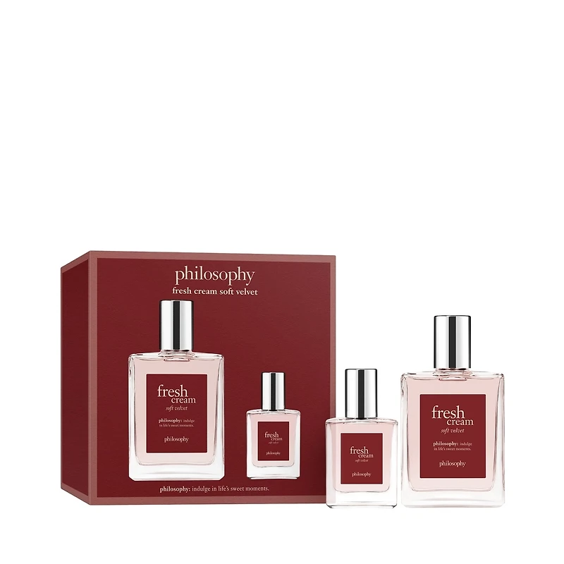 fresh cream soft velvet eau de toilette for women duo gift set