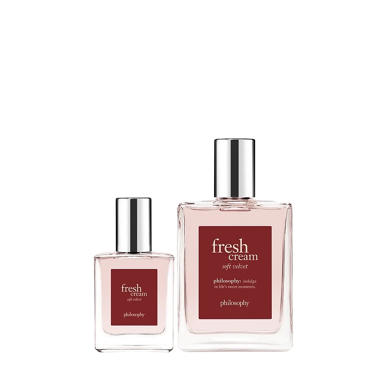 fresh cream soft velvet eau de toilette for women duo gift set