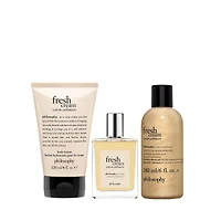 fresh cream warm cashmere eau de toilette for women trio gift set