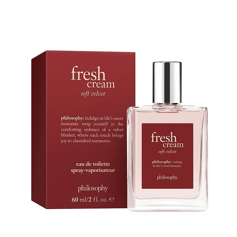 eau de toilette pour femme fresh cream soft velvet