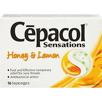 Cepacol® Sensations Honey and Lemon, Sore Throat Lozenges