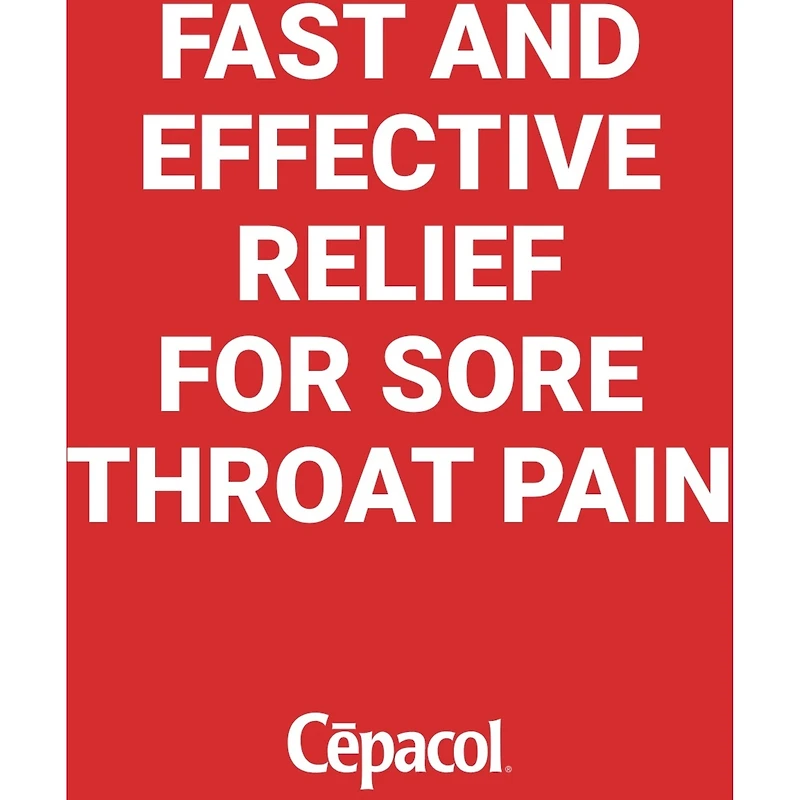 Cepacol® Extra Strength Sucrose Free Cherry, Sore Throat Lozenges, 16 ct
