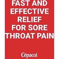 Cepacol® Extra Strength Sucrose Free Cherry, Sore Throat Lozenges, 16 ct