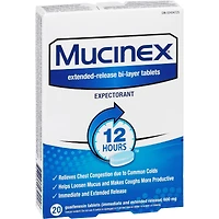 Chest Congestion Guaifenesin 600 mg Tablets Expectorant (Cough Medicine