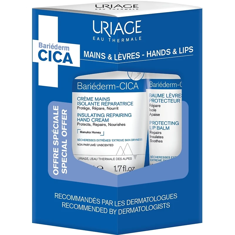 DUO Bariéderm Cica Crème mains et Lèvres