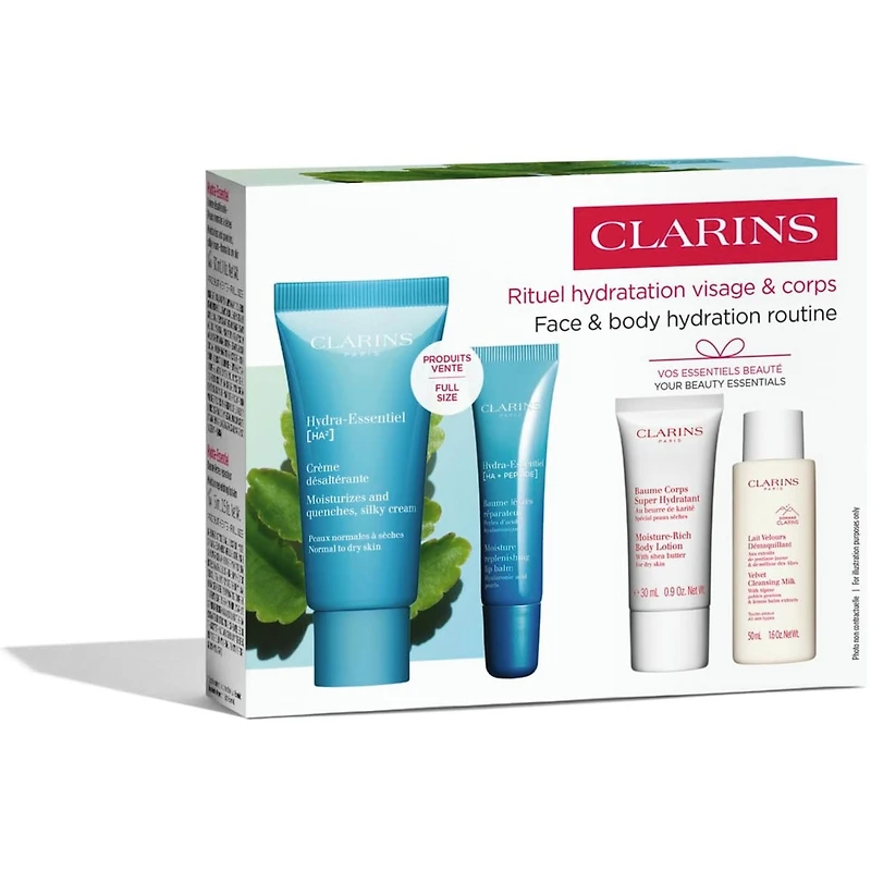 Face & body hydration routine