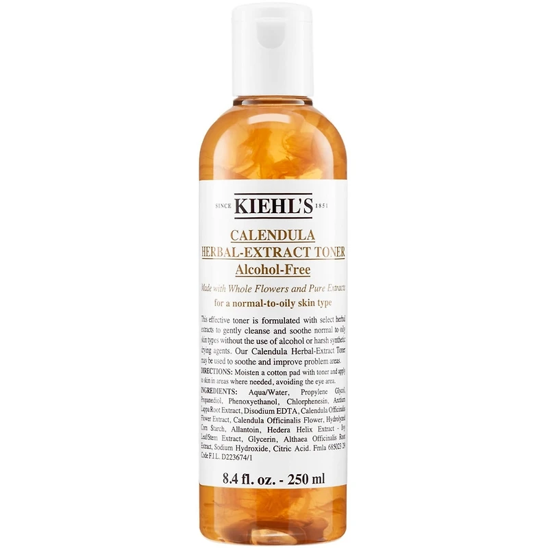 Tonique sans alcool à l'extrait de calendula